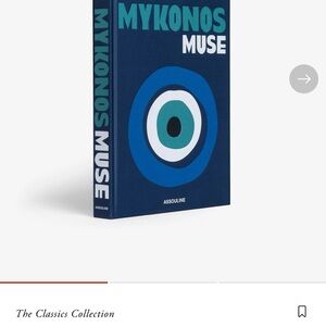 Assouline Hardcover Book in Navy Blue Teal White